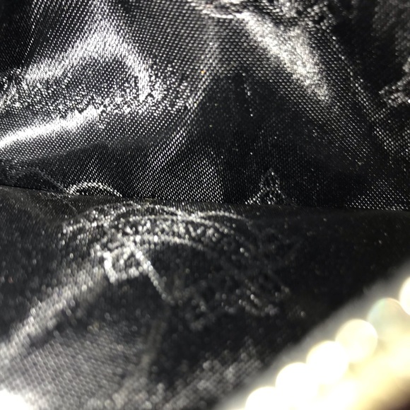 NWOT Betsey Johnson Betseyville Wristlet Black Sequins Pink Accents On The Go - Picture 7 of 9